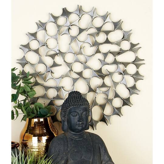 Silver Decorative Circle Wall Accent Set 3ct.